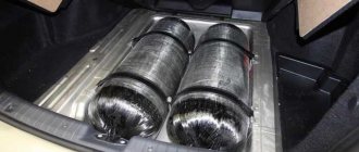 Cylinders in the trunk