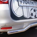 Front and rear bumper Lada Largus