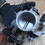 Throttle valve VAZ 2114