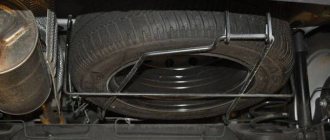 Where is the spare tire on the Lada Largus and how to remove it