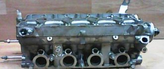 Lada Vesta engine head