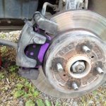 Crunch when braking VAZ 2110