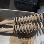 Worn out old shock absorbers