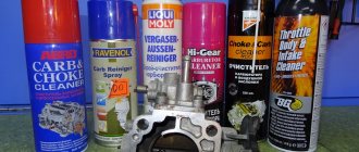 High-quality carburetor cleaners: TOP 10 products