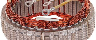 How to ring a generator stator winding