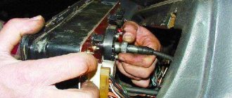 How to remove the speedometer drive of a VAZ 2107