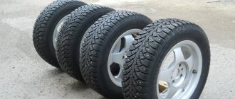 What tires are on the Chevrolet Niva from the factory?