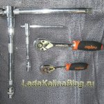 keys for replacing the slides on the seats of the Lada Kalina
