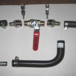 Heater valve disassembled