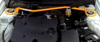 Car front strut brace (purpose, reviews and installation)