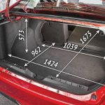 Lada Vesta trunk dimensions