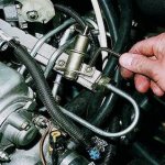 Fuel pressure regulator VAZ 2114