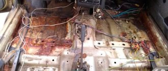 Do-it-yourself underbody repair for a VAZ 2112