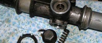 Repair of steering rack VAZ 2114