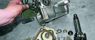 Steering gearbox VAZ 2107 replacement