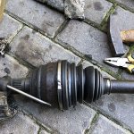 CV joint with boot
