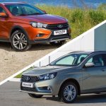 Comparison of Lada Vesta SW and Cross (what is the difference)