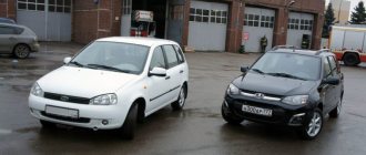 Comparison of Priory station wagon and VAZ 2111