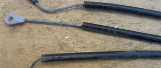 Heater cables VAZ-2109