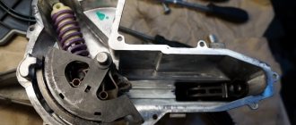 Replacement and repair of the AMT clutch actuator on LADA