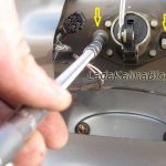 Replacing the trunk lock cylinder of Lada Kalina