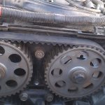 Replacing timing roller Kalina 8 valves