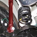 Replacing shock absorber struts on Lada XRAY and Largus